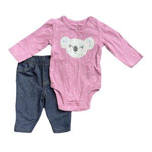 Carter's 2-Piece Panda Bodysuit Pant Set - 3 Months
